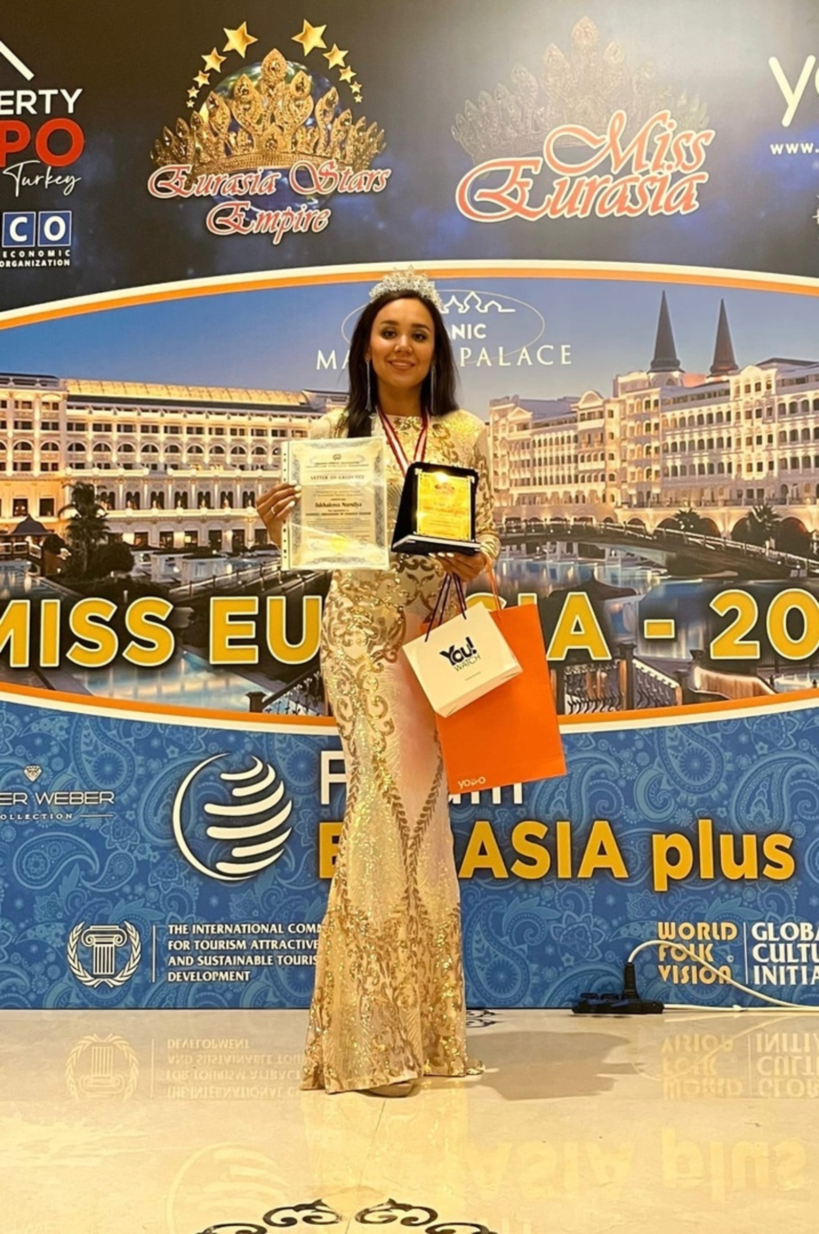 Яҡташыбыҙ «Мисс Евразия – 2022» Халыҡ-ара матурлыҡ конкурсында төп титулды яуланы
