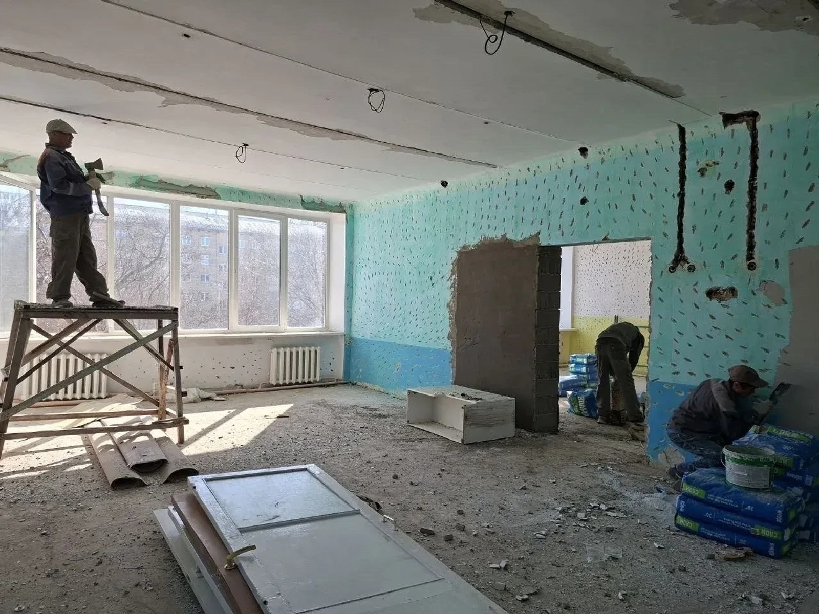 «Баҙлауыҡ» балалар баҡсаһы ремонтлана