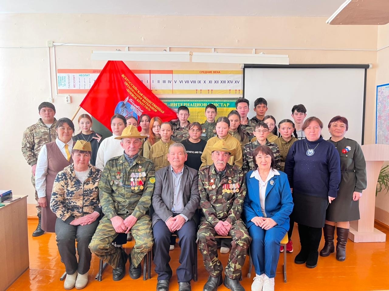 Яугир-интернационалистар менән осрашыу