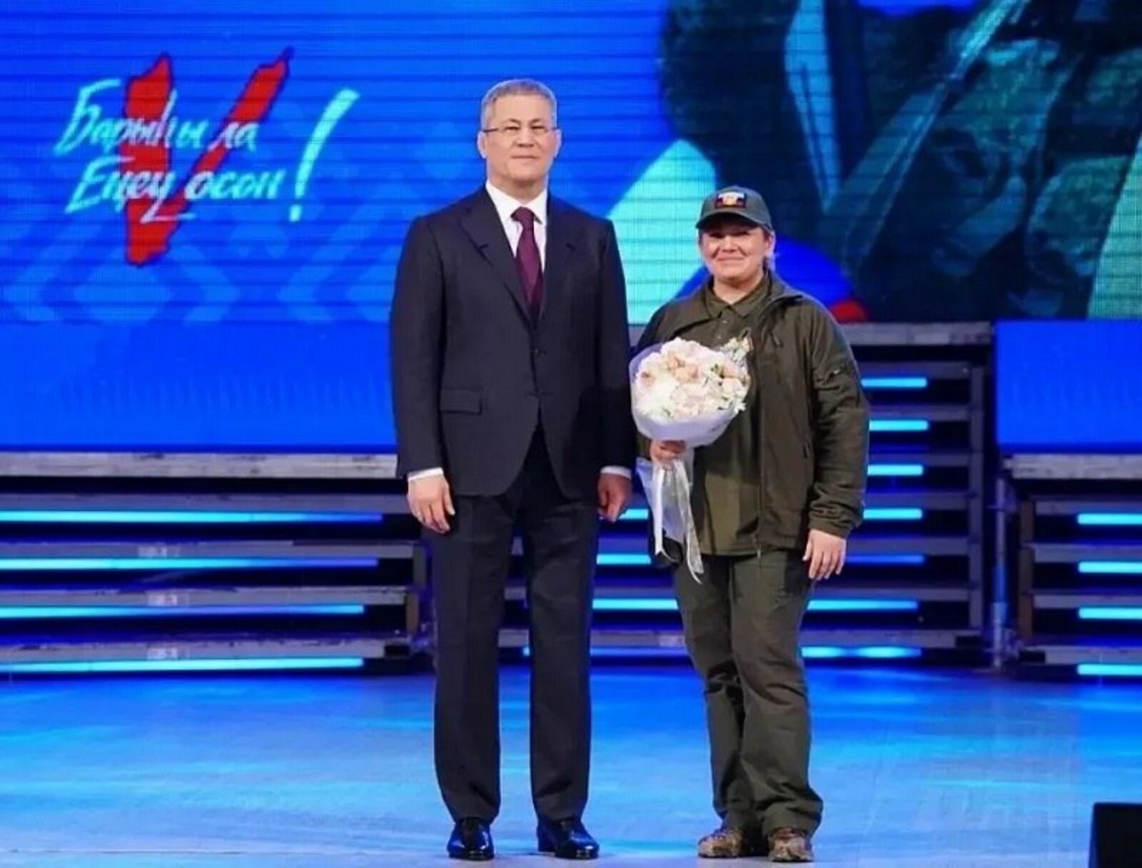 Два года провела на передовой