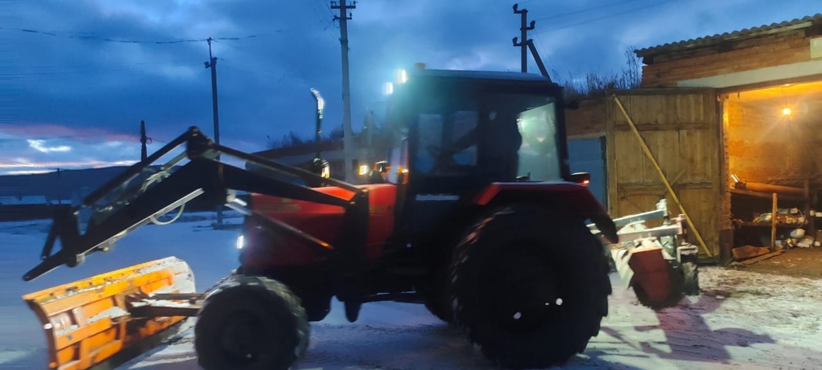 Тракторлы булдылар!